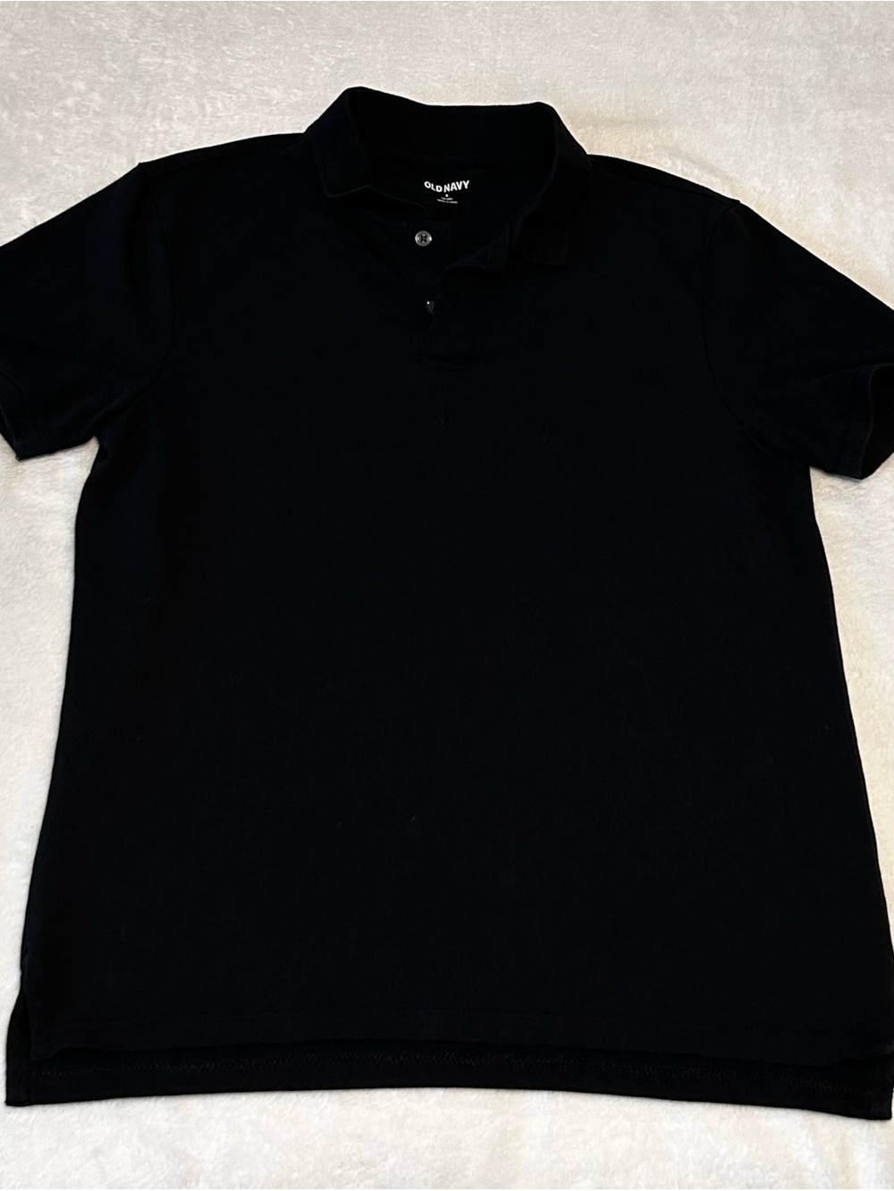 Old Navy Men’s Black Polo — Short Sleeve Classic